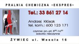 EKSPRES CHEMICZNE CZYSZCZENIE GARDEROBY, PRANIE GARDEROBY, ODZIEŻY SKÓRZANEJ, PRANIE NA SUCHO ANDRZEJ KŁÓSAK EKSPRES CHEMICZNE CZYSZCZENIE GARDEROBY, PRANIE GARDEROBY, ODZIEŻY SKÓRZANEJ, PRANIE NA SUCHO ANDRZEJ KŁÓSAK