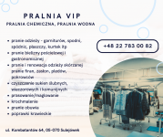 PRALNIA VIP, PRALNIA CHEMICZNA, PRALNIA WODNA PRALNIA VIP, PRALNIA CHEMICZNA, PRALNIA WODNA