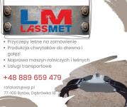 LASSMET PRODUKCJA PRZYCZEP LEŚNYCH, CHWYTAKÓW DO DREWNA I GAŁĘZI LASSMET PRODUKCJA PRZYCZEP LEŚNYCH, CHWYTAKÓW DO DREWNA I GAŁĘZI